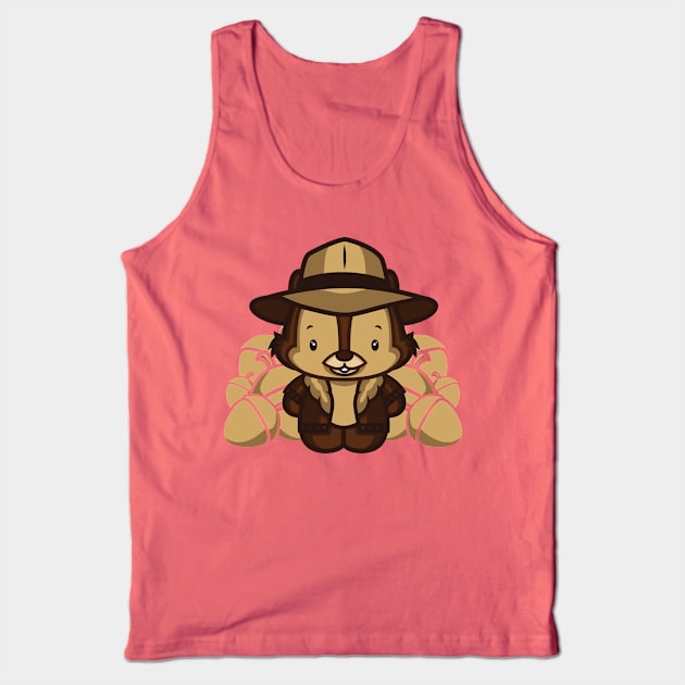 Hello Chip Tank Top by hoborobo